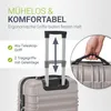 Juskys Hartschale Kofferset Reisekoffer 3 teilig - Produktbild-Vorschau 3