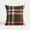 HOMLA Poszewka MELROSE puszysta w kratę zielona 45x45 cm Podgląd zdjęcia produktu 2