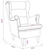 VidaXL 324063, Aksamit, Różowy, 110 kg, 740 mm, 840 mm, Podgląd zdjęcia produktu 8