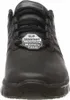 A close-up, front view of a black Skechers shoe. Anteprima dell’immagine prodotto