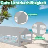 UISEBRT 4x8m Premium Party Tent Pavilion with side parts, Voir les images du produit 4