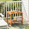 Table d'appoint en bois COSTWAY, table de jardin avec trou Voir les images du produit 7