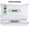 Komfortec Premium Bettwäsche 155x220 cm Bettbezug + 40x80 Produktbild-Vorschau 6