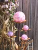 Edelrost Glasblume Ferrum, rosa-lila Kugeln Produktbild-Vorschau 6