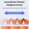Diagramm, das den inneren Mechanismus eines Bauchmuskel-Trainingsrads mit automatischem Rücklauf und Smart-Bremse zeigt Produktbild-Vorschau