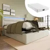 okwish Polstebett 160x200cm Doppelbett mit hydraulischem Produktbild-Vorschau 1