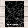 Mr. & Mrs. Panda Postkarte Schwalbach - Geschenk, Produktbild-Vorschau 2