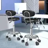 2-er Set Drehhocker Mit Rückenlehne Rollhocker Produktbild-Vorschau 5