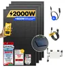 Balkonkraftwerk 2000W Solaranlage mit Ziegeldach Halterung Produktbild-Vorschau 1