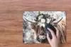 MuchoWow® Mauspad Mousepad Schottischer Highlander - Rauch Produktbild-Vorschau 3