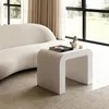 Tavolino Mobili Rebecca Ametrine 45x40x30 cm MDF Bianco Anteprima dell’immagine prodotto 2