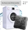 Fellkissen mit Füllung - Sofakissen, Couchkissen, Produktbild-Vorschau 3