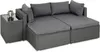 di volio Gartenmöbel-Set Alzano Grau/Grau, Terrassenmöbel Produktbild-Vorschau 3
