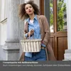 Reisenthel carrybag xs mini, Braun, Weiß, Polyester, Produktbild-Vorschau 8