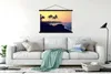 MuchoWow® Textilposter Meer - Palme - Abend - Landschaft Produktbild-Vorschau 3