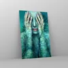Bilder auf glas - Einteilig - Frau Natur Grafik - 80x120cm Produktbild-Vorschau 4
