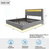 Flieks Polsterbett 140x200cm mit LED & USB, Doppelbett Produktbild-Vorschau 7