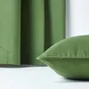 HOMESCAPES Kissenbezug aus Baumwolle in Olivgrün, 30 x 50 Produktbild-Vorschau 5