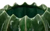 Vaso per cactus in Vetroceramica lucida, verde, dimensioni Anteprima dell’immagine prodotto 3