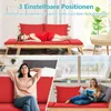 GOPLUS Gartenbank Holz, Gartensofa mit Liegefunktion, 2-3 Produktbild-Vorschau 3