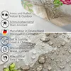 Tischdecke Wachstuch MIMOSA Blumen Beige Robust Produktbild-Vorschau 5
