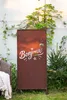 Edelrost Sichtschutz Garten Deko Bonjour 120X50Cm Produktbild-Vorschau 2