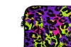 MuchoWow® Laptop Hülle 13 Zoll Pantherdruck - Neon - Lila - Produktbild-Vorschau 3