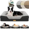 ELONEO Orthopädisches Hundebett, Größe M - Schwarz Produktbild-Vorschau 1