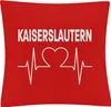 multifanshop Kissenbezug - Kaiserslautern - Herzschlag, Produktbild-Vorschau 1