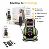 CALMENTA® Siège de massage Shiatsu dos et nuque – coussin Voir les images du produit 8