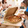 KAPAK Pizzakarton Braun 40x40x4 cm für Gastronomie Produktbild-Vorschau 3