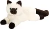 Teddy Hermann Katze Birmakatze 26 cm weiß/braun Kuscheltier Produktbild-Vorschau 1