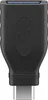 Goobay 45395 cable gender changer USB-C USB-A Black Produktbild-Vorschau 1