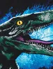 style3 Velociraptor Blue Kinder T-Shirt dinosaurier park Produktbild-Vorschau 2