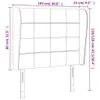Kopfteil mit Ohren Rosa 103x23x118/128 cm Samt Produktbild-Vorschau 9