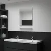 vidaXL Nástenné zrkadlo s policou 50 × 60 cm z tvrdeného Náhľad obrázku produktu 2