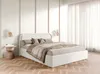 FEDVE Polsterbett JUKO aus Bouclé-Stoff 180x200 cm, Produktbild-Vorschau 2