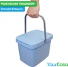 YourCasa® Biomülleimer Küche - 6L mit Deckel und Produktbild-Vorschau 6