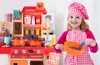 Malplay Spielzeugküche Kinderküche mit Zubehör 42 Stück Ton Produktbild-Vorschau 15