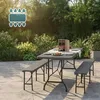 Relaxdays Bierzeltgarnitur klappbar, 3-tlg. Bierbank Set Produktbild-Vorschau 2