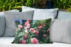 MuchoWow® Outdoor Kissen - Schöne rosa Rose im Sommergarten Produktbild-Vorschau 4