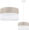 Lampada a sospensione singola, paralume in impiallacciato Anteprima dell’immagine prodotto 1