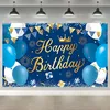 Happy Birthday Dekoration Hintergrund Banner Gold Produktbild-Vorschau 1