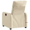 CLORIS Massagesessel Creme Stoff - Fernsehsesel Produktbild-Vorschau 4