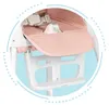 ECOTOYS 3-in-1 faltbarer Kinder-Fütterstuhl rosa Produktbild-Vorschau 7