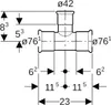Geberit 31232 Mapress Edelstahl T-Stück reduziert Produktbild-Vorschau 3