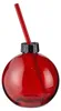 BUTLERS Kugel SANTA'S BUBBLE m.Trinkhalm 6er-Set Produktbild-Vorschau 2