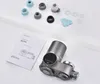 A water filter and its accessories are laid out on a white surface next to a user manual. Produktbild-Vorschau