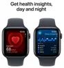 Two Apple smartwatches are displayed side-by-side, showcasing different health monitoring features. Anteprima dell’immagine prodotto