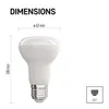 LED žárovka Classic R63 / E27 / 8,8 W (60 W) / 806 lm / neutrální bílá Produktbild-Vorschau